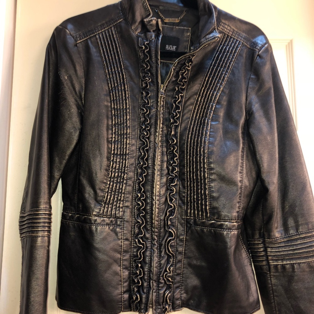 A.N.A, faux leather jacket